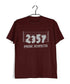 Mathematics Prime Suspects Nerd Wordplay Casual Graphic Printed T-Shirt for Men